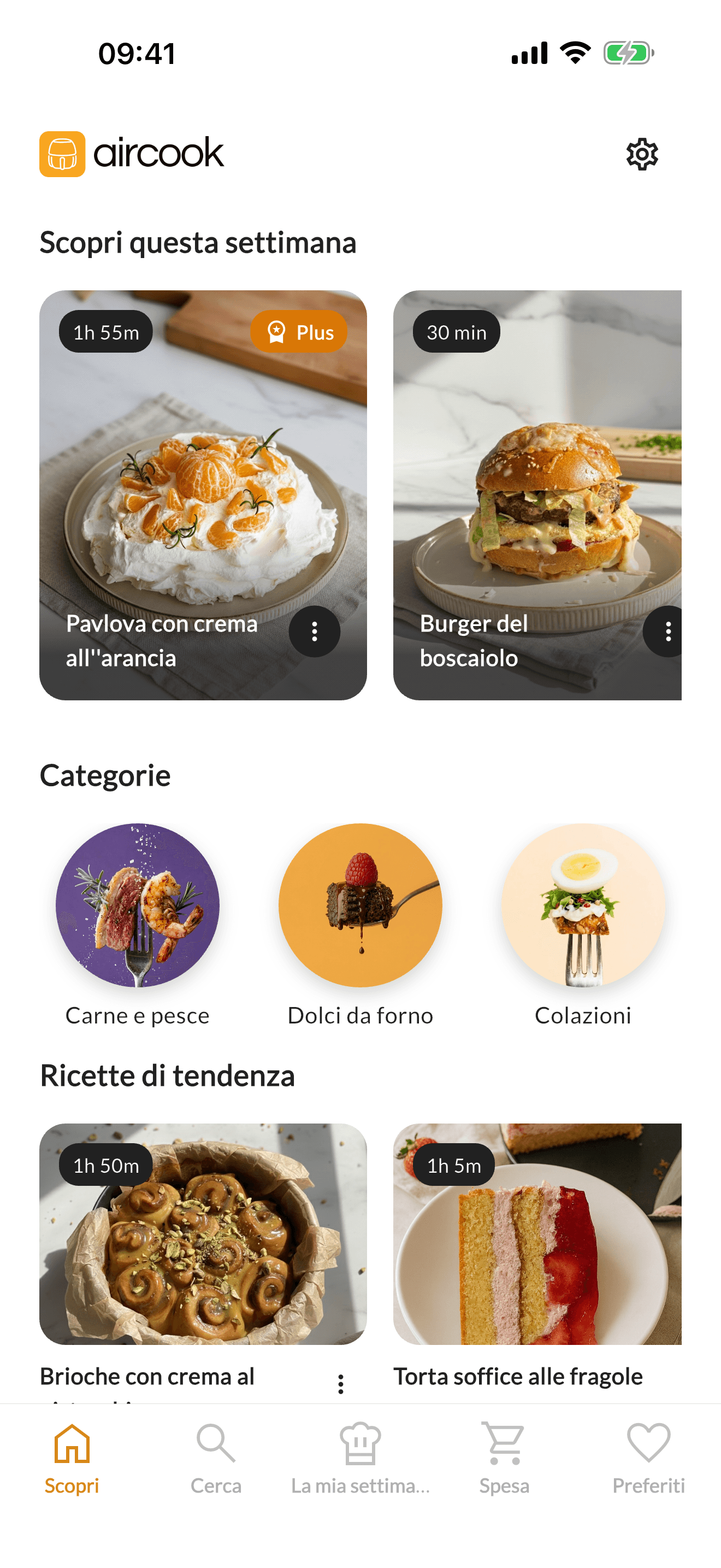 AirCook — app di ricette per friggitrice ad aria su iPhone